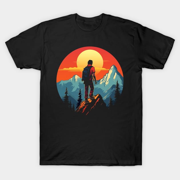 Rock Climbing Vintage Climber T-Shirt by Happy Shirt